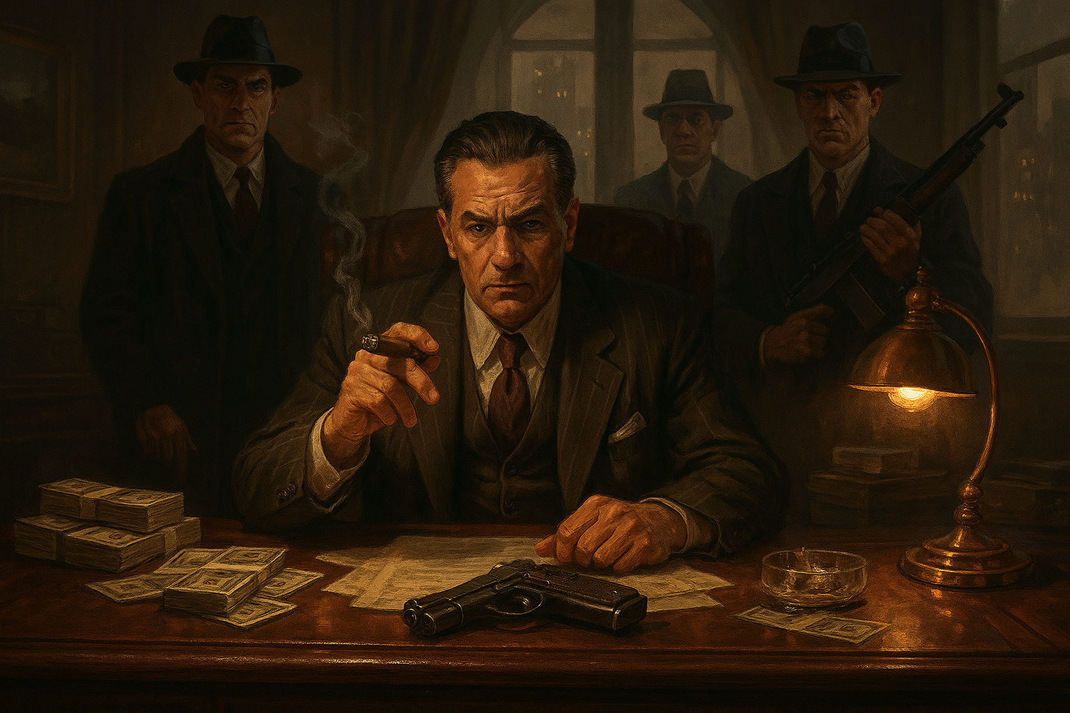 MafiaKill headquarters showing the rank ladder