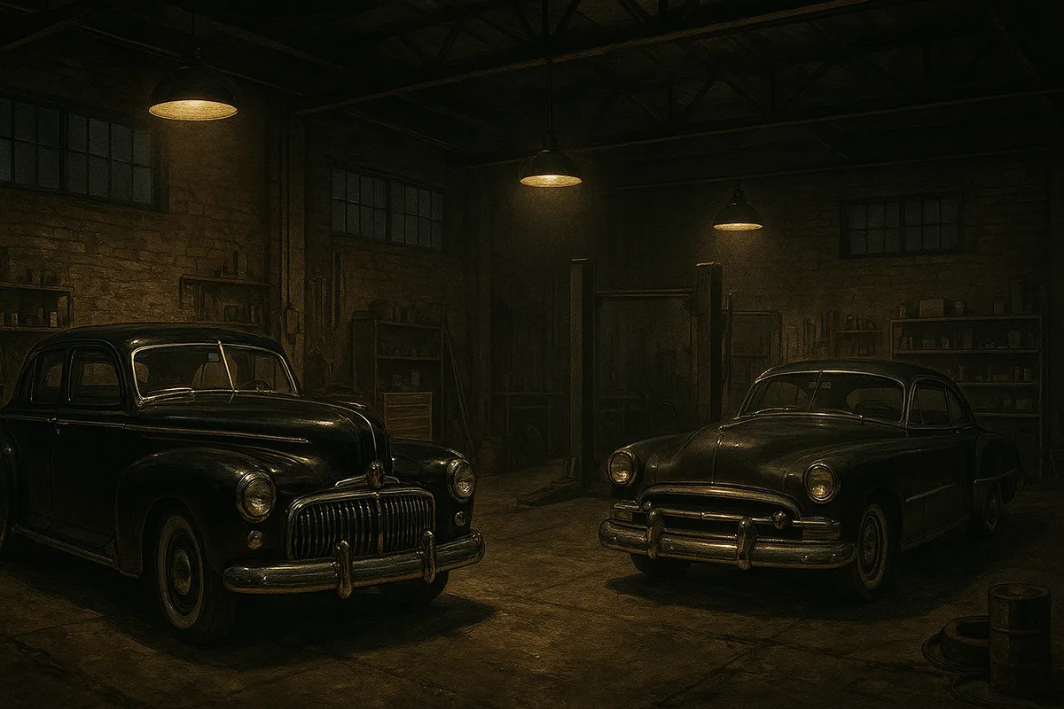 MafiaKill garage full of owned vehicles