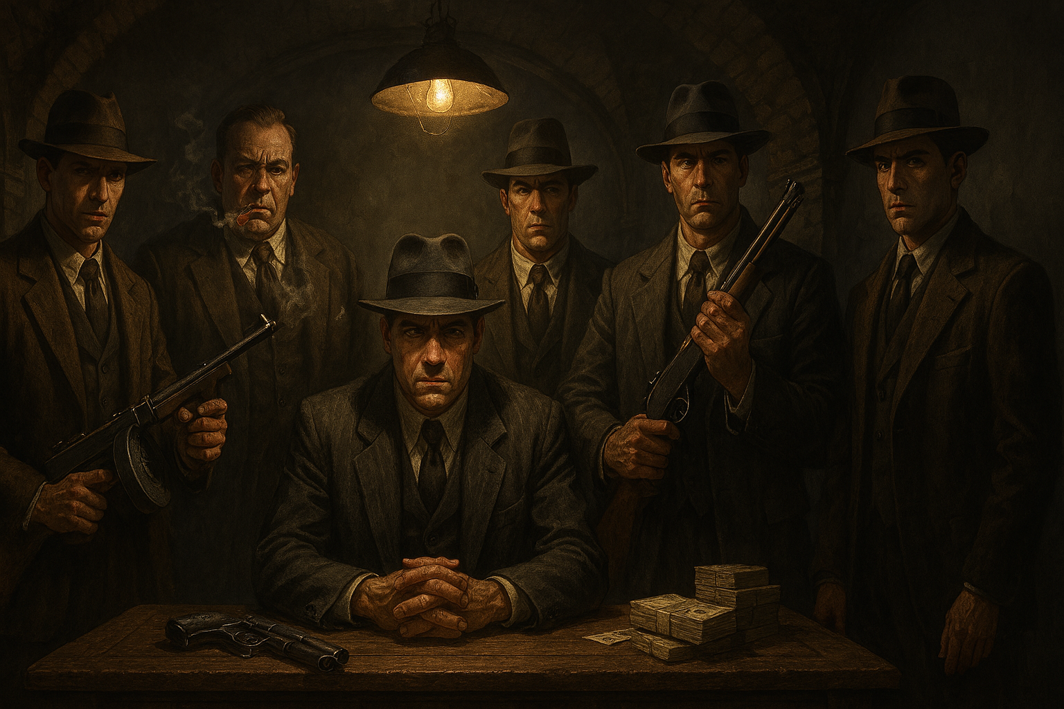 Organised crime heist with a six player crew