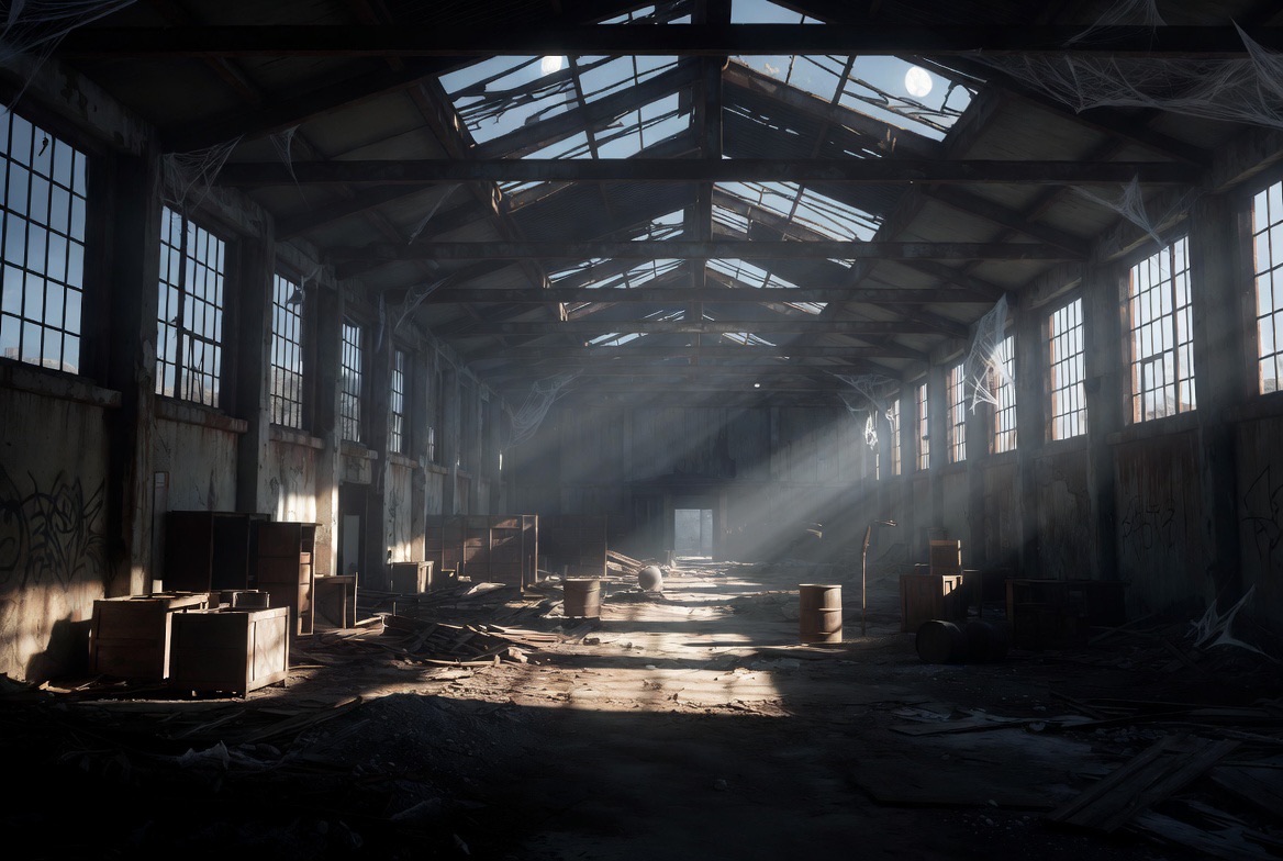 Abandoned warehouse property in MafiaKill