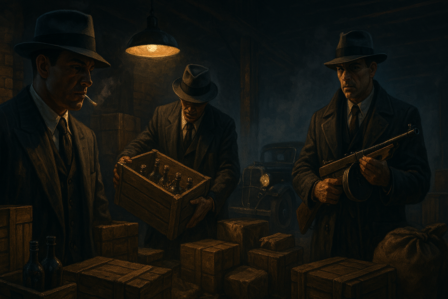 Smuggling goods across the black market